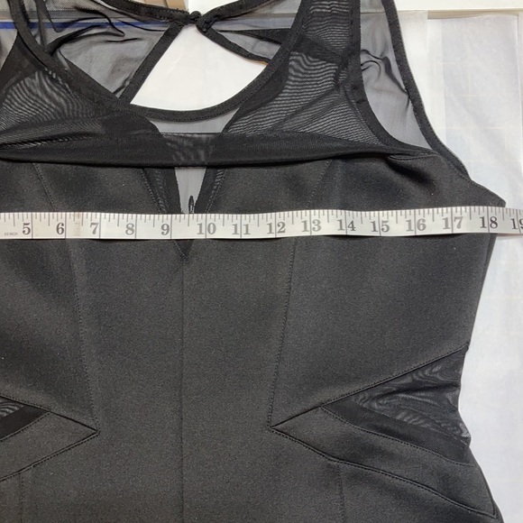 Guess dress, black with mesh cutouts size 12 - Picture 9 of 12